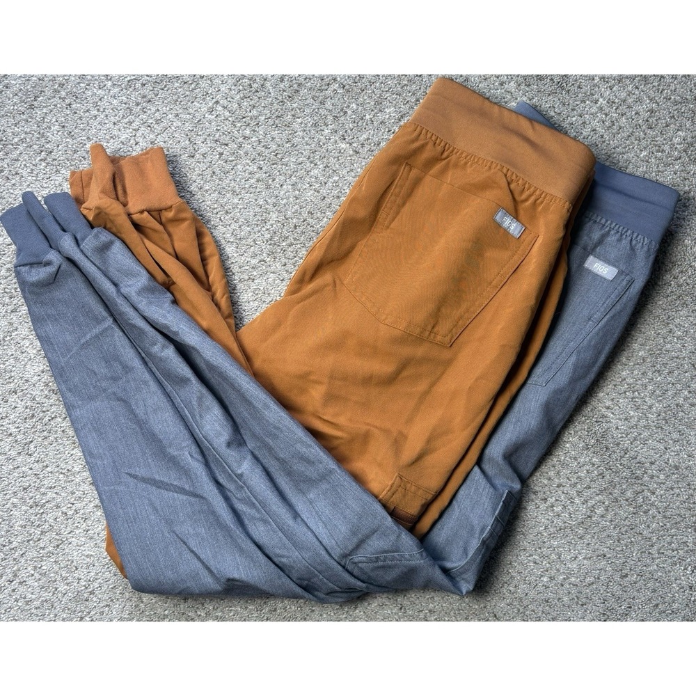 Lot Of 2‎ Figs XS Zamora Jogger Scrub Pants Graphite Gray Atlantic Fall Rare